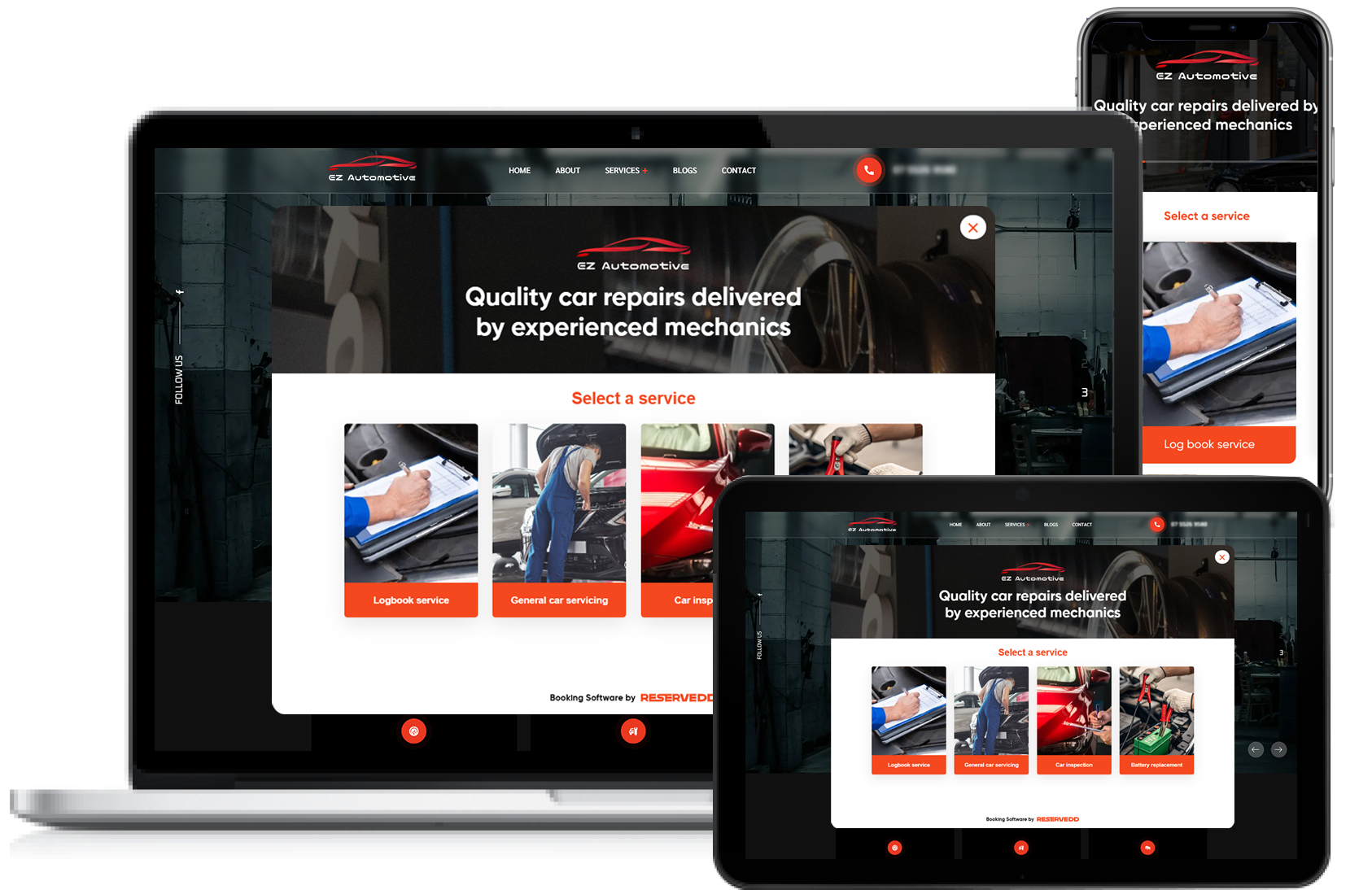 Online booking and business automation software